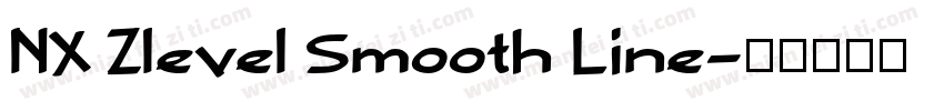 NX ZIeveI Smooth Line字体转换